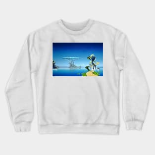 Yessongs Fantasy Print Surreal Art Fantasy Seascape Crewneck Sweatshirt